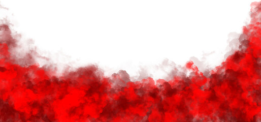 isolated red Smoke border © irham