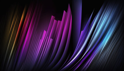 Black Purple Blue Colorful Desktop Background Pattern Color created with generative AI technology