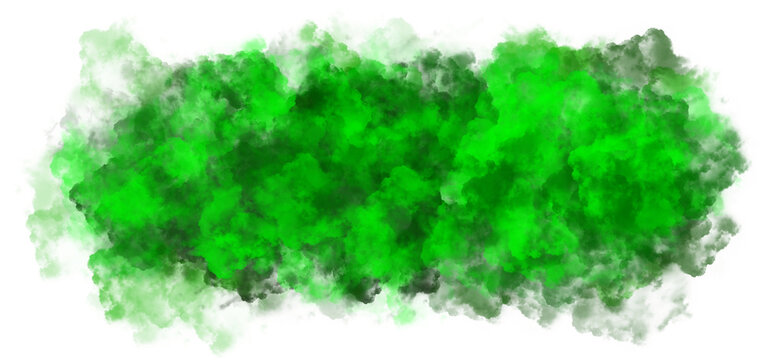 Green Paint Splashes