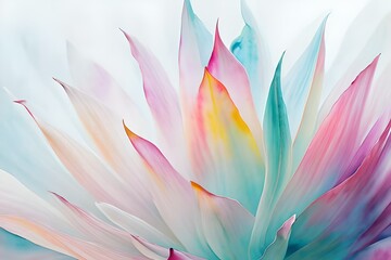 abstract colorful background with flowers