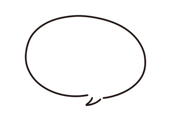 ペンの手描き吹き出し