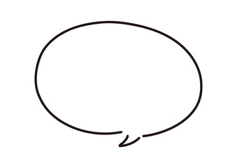 ペンの手描き吹き出し