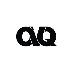 OVQ letter monogram logo design vector