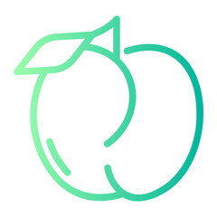 apricot gradient icon