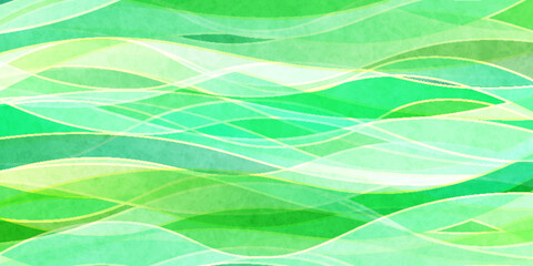 新緑　和柄　和紙　背景