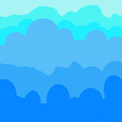 blue sky with clouds