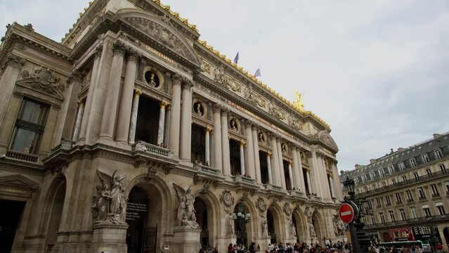 The Garnier palace (Palais garnier) Opera house in Paris