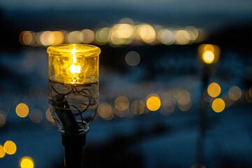 稲倉の棚田イルミネーション