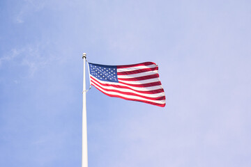 Proudly Waving: The American Flag Symbolizes Unity, Freedom, and Patriotism