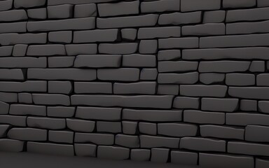 black brick wall beautiful background wallpaper Stock photographic Image 