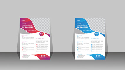 modern template, and modern design, perfect for creative professional business poster flyer pamphlet brochure cover design layout