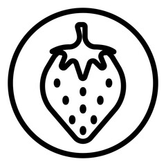 strawberry line icon