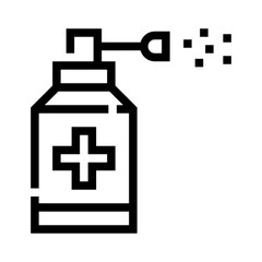 Obraz premium spray line icon