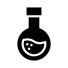 flask glyph icon