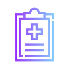 health report gradient icon