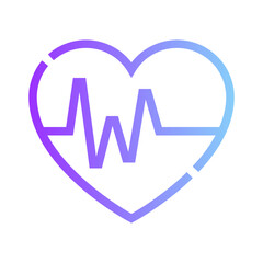 heartbeat gradient icon