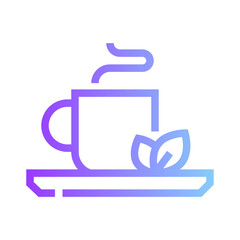 tea gradient icon