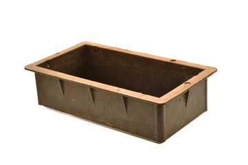 mold for concrete isolated on white background