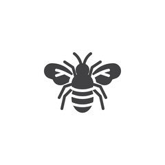 Bee fly vector icon