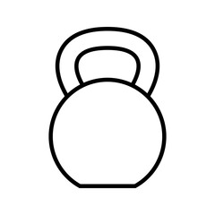 Kettlebell icon. sign for mobile concept and web design. vector illustration