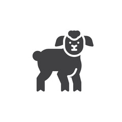 Lamb animal vector icon