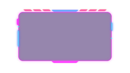 Abstract HUD display infographic sci-fi futuristic frame information