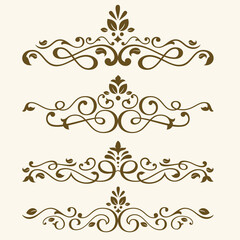 set of elements for design