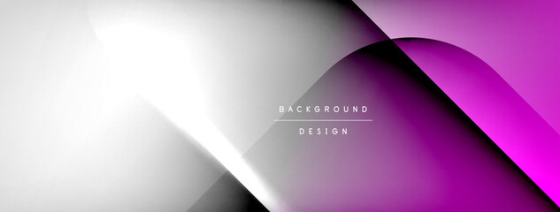 Shadow lines vector techno banner and light effects. Techno Illustration For Wallpaper, Banner, Background, Card, Book Illustration, landing page