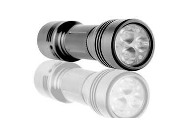 Body made of aluminum handheld LED flashlight, bright beam