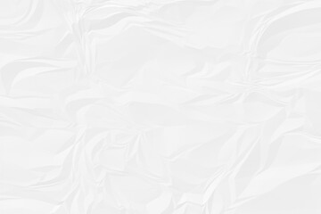 Obraz premium crumpled white paper background close up