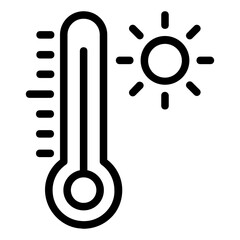 hot temperature icon