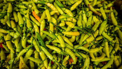 Chili sold in traditional markets