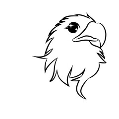 eagle head vector