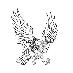 eagle tattoo design