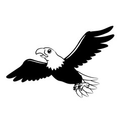 eagle in flight