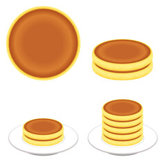 パンケーキ プレーン セット 皿