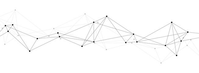 Network polygonal system connect lines and dots background template.