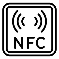 Vector Design Nfc Icon Style