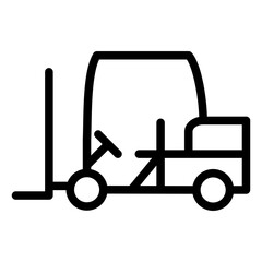 Vector Design Forklift Icon Style