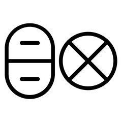 Vector Design Pills Icon Style