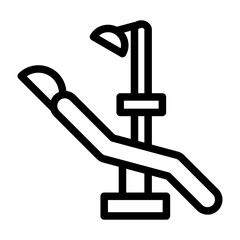 Vector Design Dental Chair Icon Style