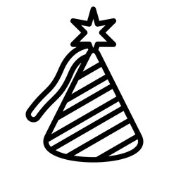 Vector Design Party Hat Icon Style