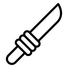Vector Design Knife Icon Style