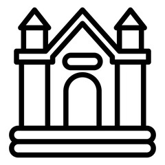 Vector Design Bouncy Castle Icon Style