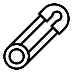 Vector Design Safety Pin Icon Style