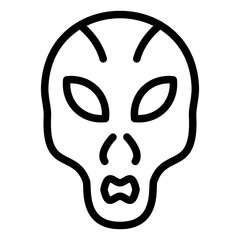 Vector Design Extraterrestrial Icon Style