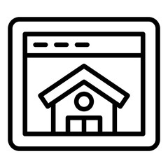 Vector Design Homepage Icon Style