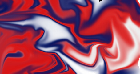abstract red blue white liquid background