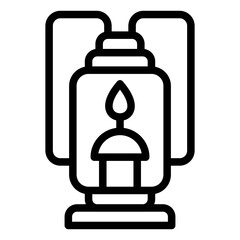 Vector Design Lantern Icon Style