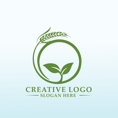 Agriculture animal feed logo design